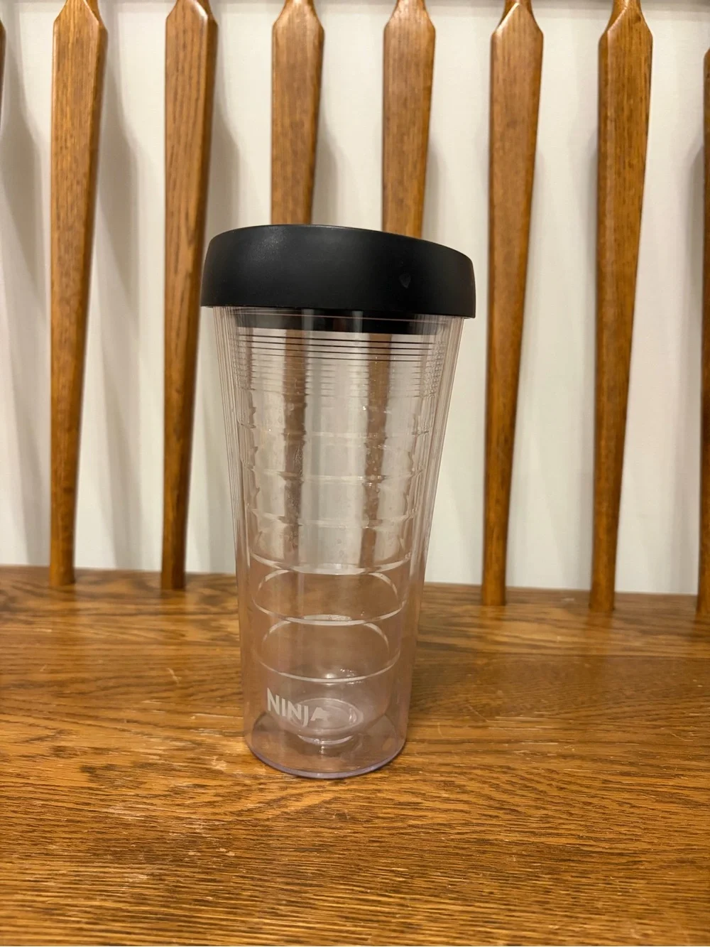 Ninja Coffee Bar Double Wall Travel Mug Cup Clear Acrylic Replacement 16oz W/ Li